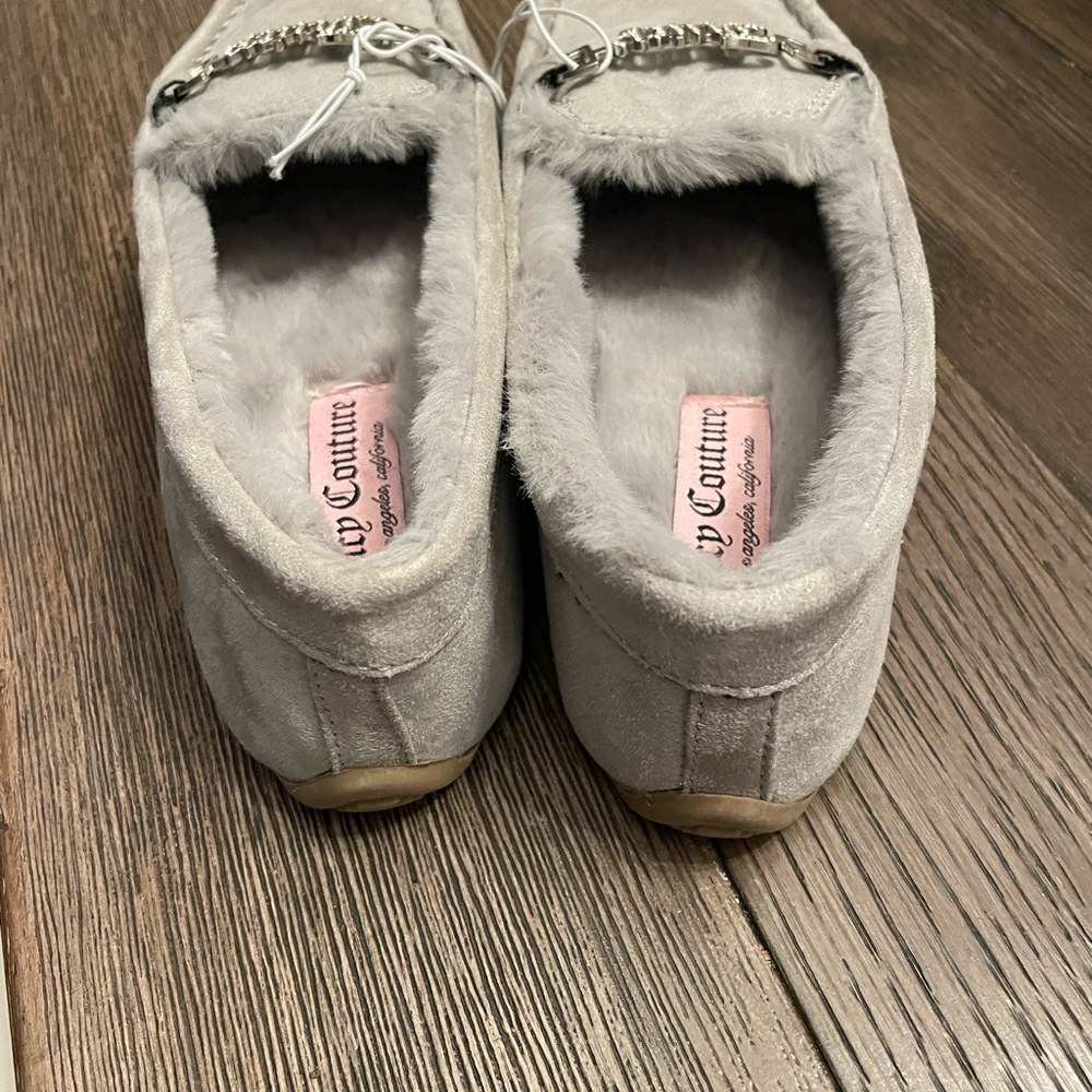 Juicy gray suede moccasins - Picture 5 of 7